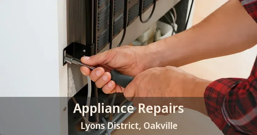 Appliance Repairs Lyons District, Oakville - ON