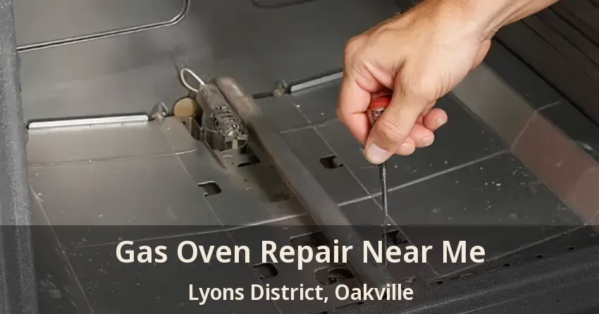 Gas Oven Repair Near Me Lyons District, Oakville - ON