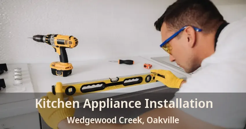 Kitchen Appliance Installation Wedgewood Creek, Oakville - ON