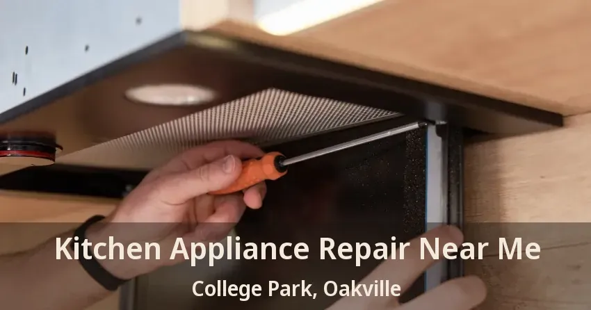Kitchen Appliance Repair Near Me College Park, Oakville - ON