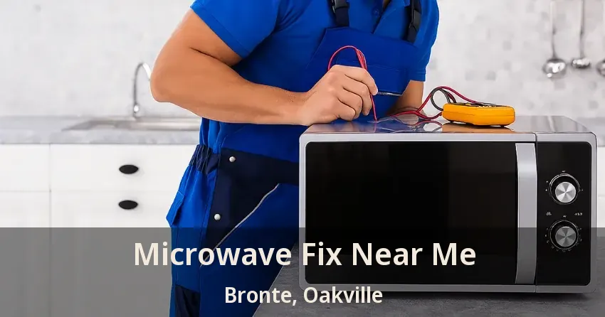 Microwave Fix Near Me Bronte, Oakville - ON