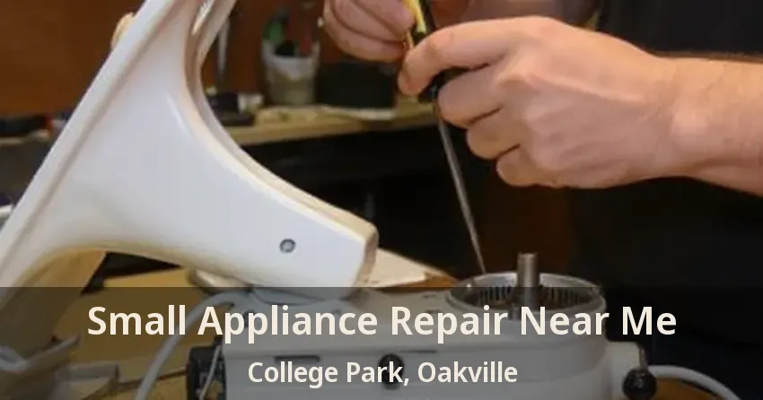 Small Appliance Repair Near Me College Park, Oakville - ON